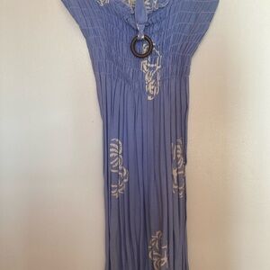 Cute comfy summer/ house dress with tie around neck